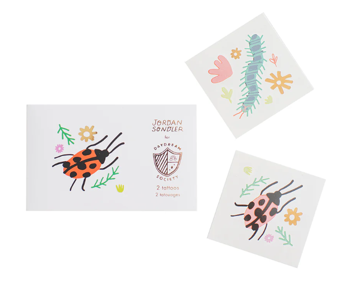 Backyard Bugs Temporary Tattoos