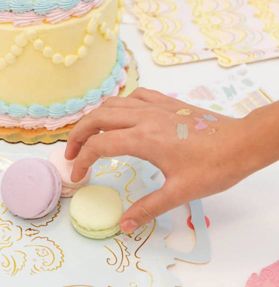Let Them Eat Cake Temporary Tattoos