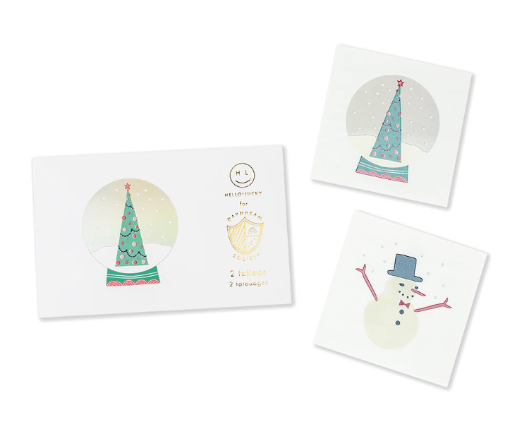 Snow Day Temporary Tattoos