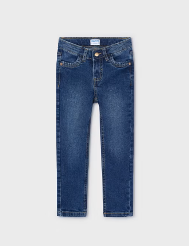 Girls Skinny Medium Wash Denim| 527
