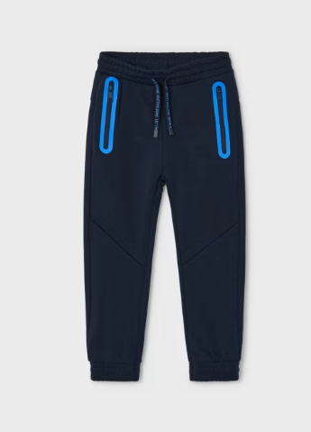 Boys Black w/Blue Joggers | 4542