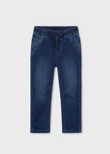 Boys Denim Med Wash Joggers | 4531