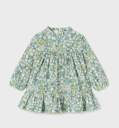 Baby Floral Velvet Dress | 2923