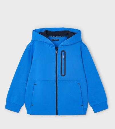 Blue Zip Up Hoodie  | 4477