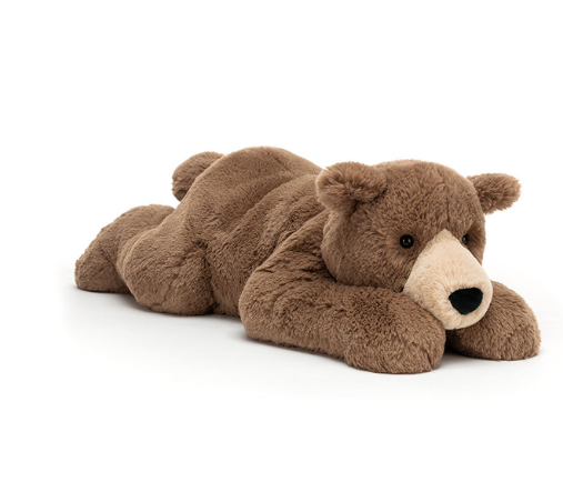 Woody Bear Lying Pose