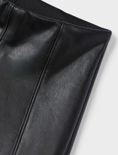 Girls Leatherette Leggings | 4701