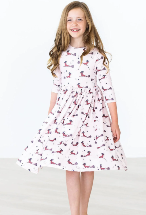 Happy Howl-oween Pocket Twirl Dress