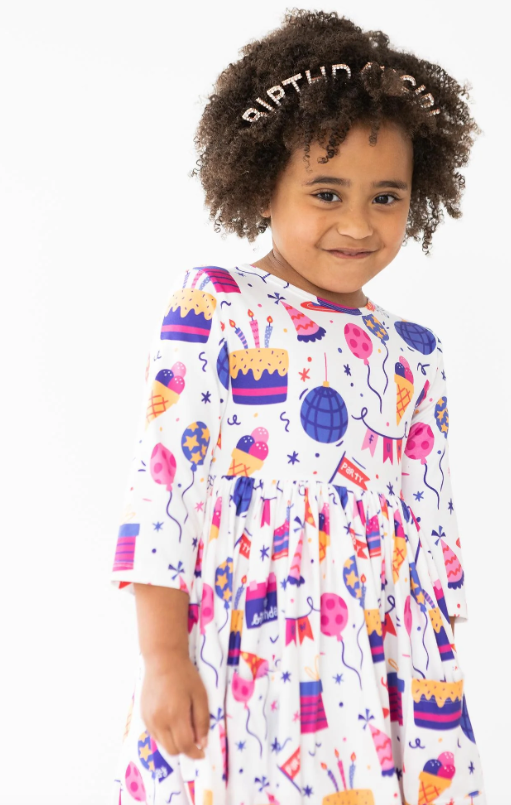 Happy Birthday Pocket Twirl Dress