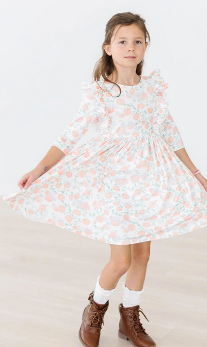Pretty Pumpkins Ruffle Twirl Dress