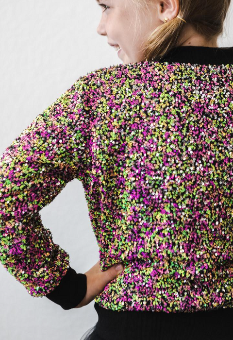 Rainbow Sequin Jacket