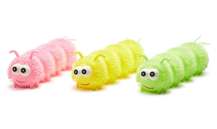 Light Up Fuzzie the Puffer Caterpillar | Yellow