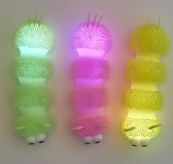 Light Up Fuzzie the Puffer Caterpillar | Yellow