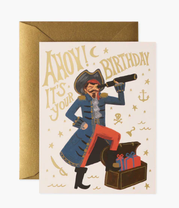 Pirate Birthday Card