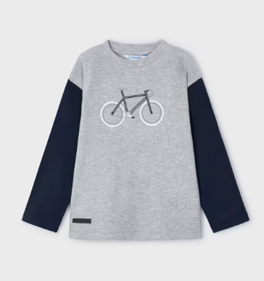 Gary Bicycle Embroidered T Shirt | 4045