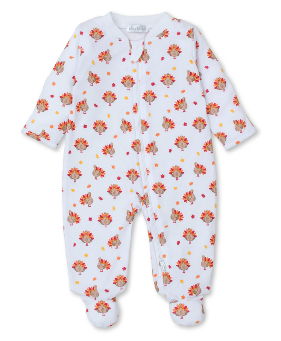 Turkey Time Footie w/ Zipper