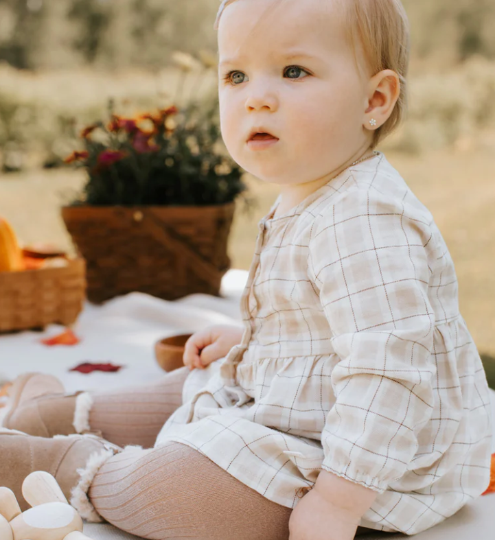 Dune Plaid Poplin Dress Set