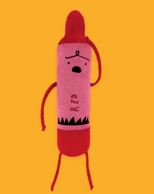 Red Quitting Crayon Plush