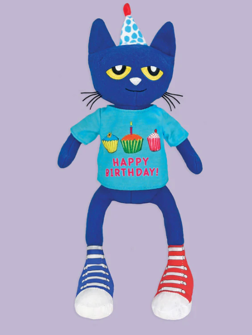 Pete The Birthday Cat Plush