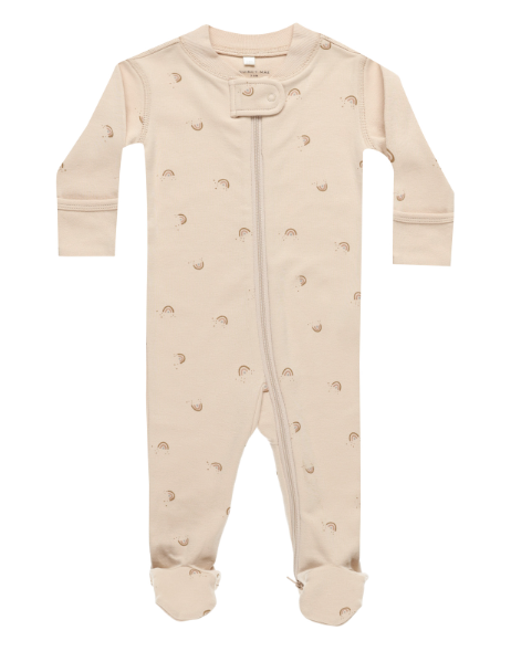 Zip Long Sleeve Sleeper Footie | Rainbows