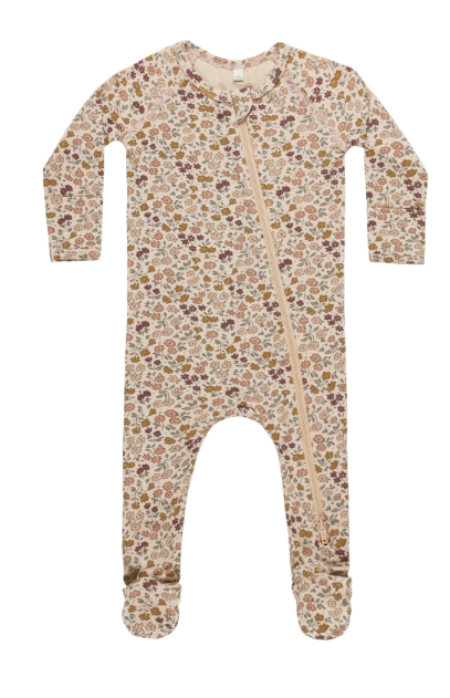 Bamboo Zip Footie | Posy