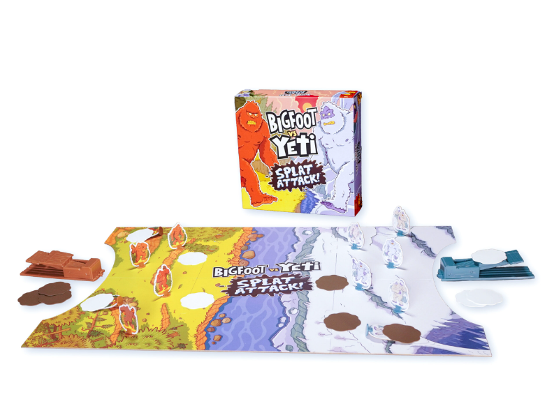 Splat Attack Big Foot vs Yeti