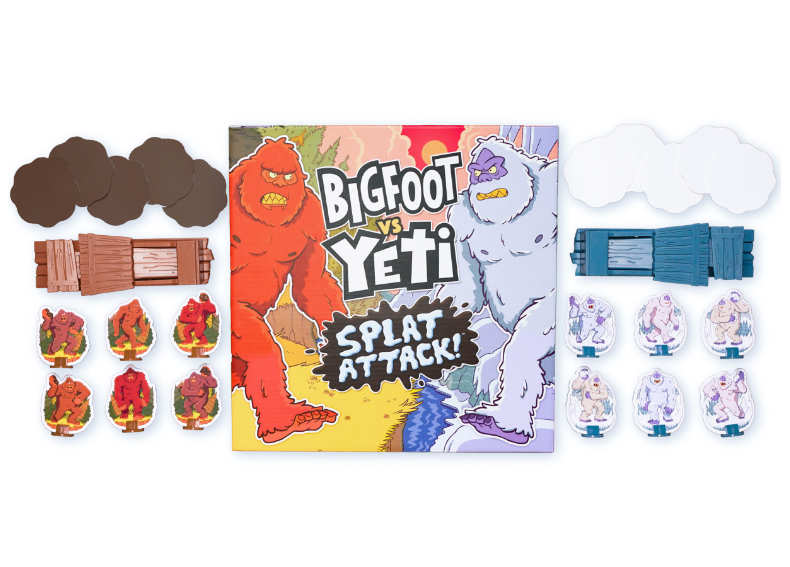 Splat Attack Big Foot vs Yeti