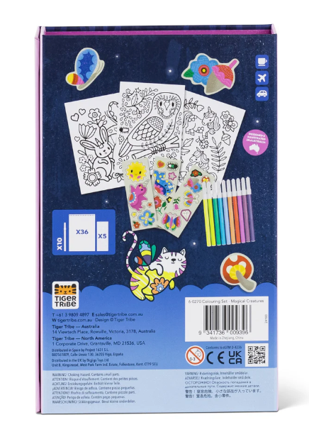 Magical Creatures Coloring Set