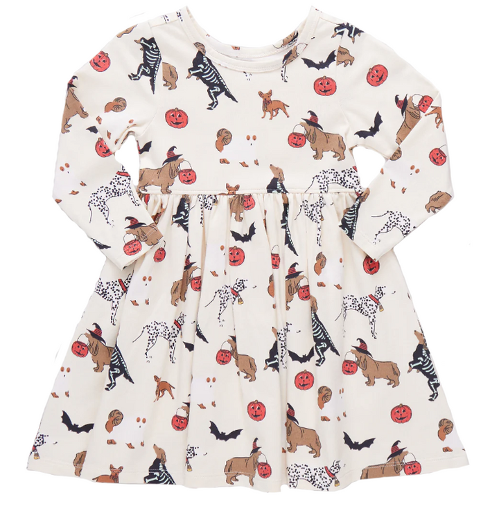 Organic Steph Dress | Spooky Dogs