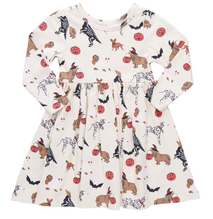 Organic Steph Dress | Spooky Dogs
