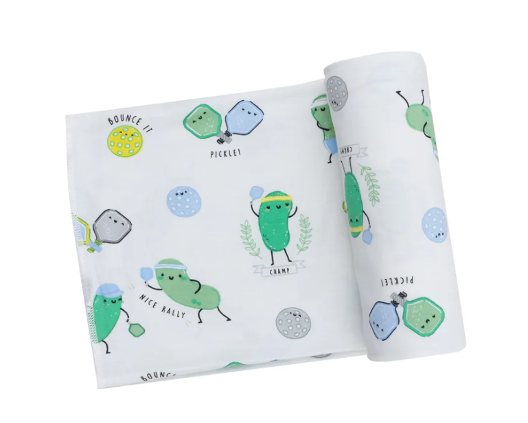 Swaddle Blanket | Pickleball Blue