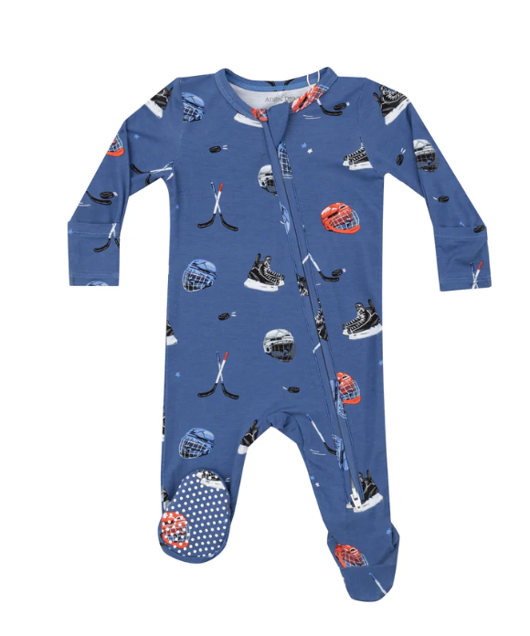 Two Way Zipper Footie | Hockey