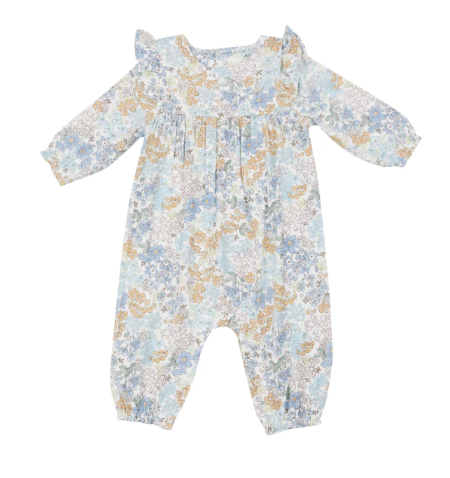 Ruffle Sleeve Romper | Edith's Floral