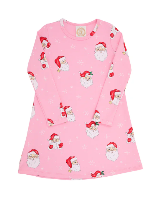 Long Sleeve Polly Play | Dear Santa Hamptons Hot Pink