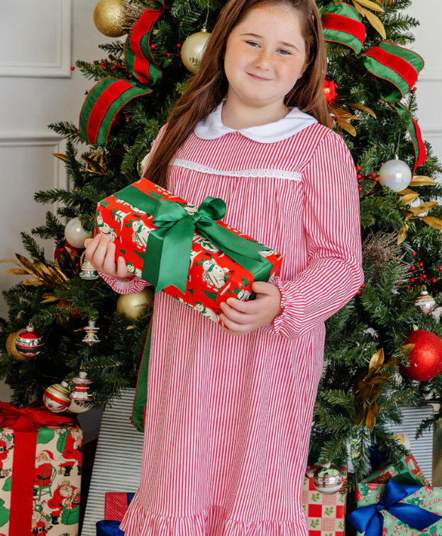 Goldie Locks Gown | Richmond Red Stripe