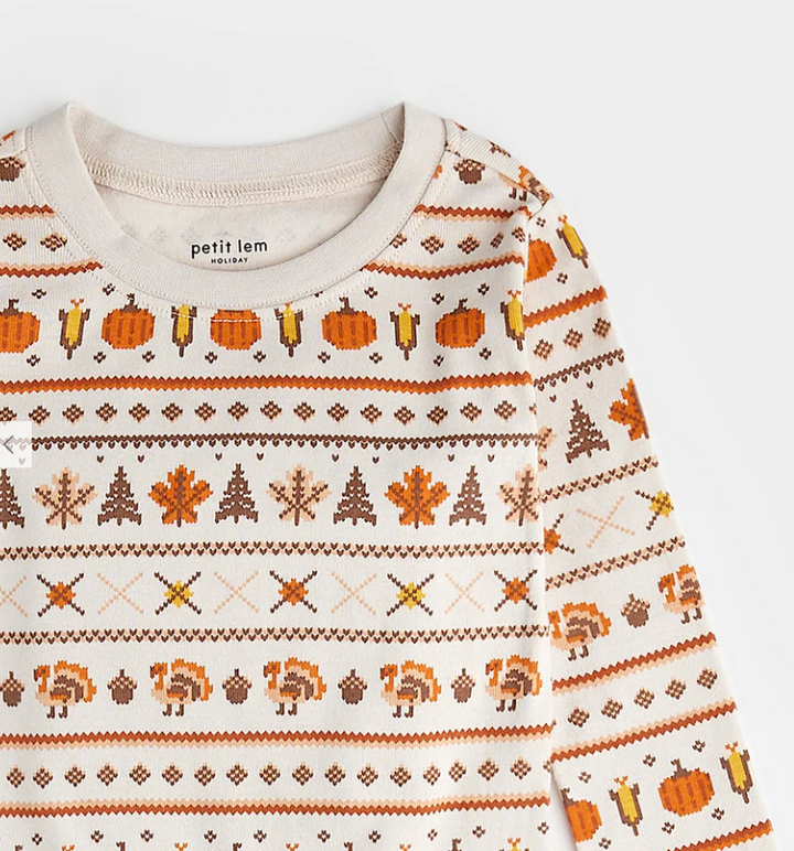 Harvest Fair Isle Print PJ Set