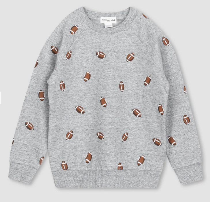 Football Print Sweatshirt