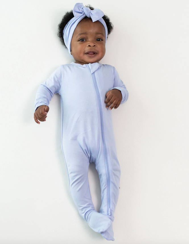 Kyte Zippered Footie | Lilac