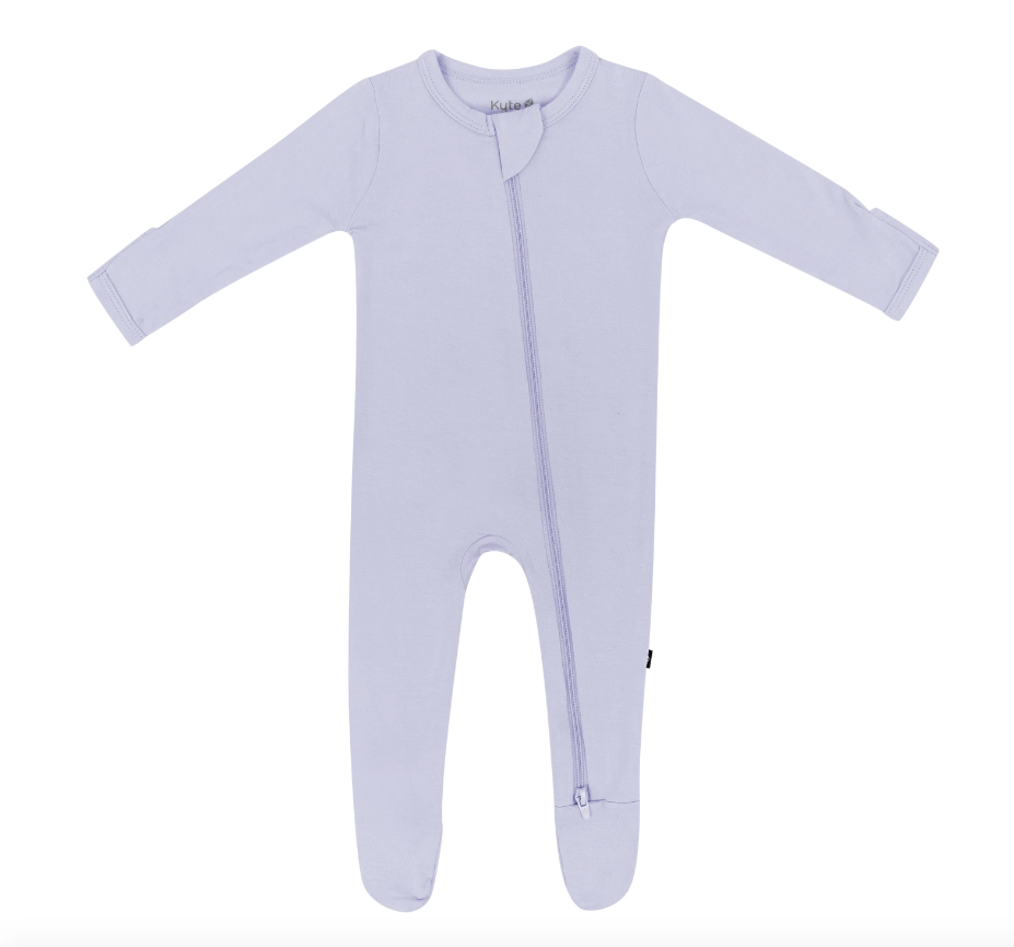 Kyte Zippered Footie | Lilac