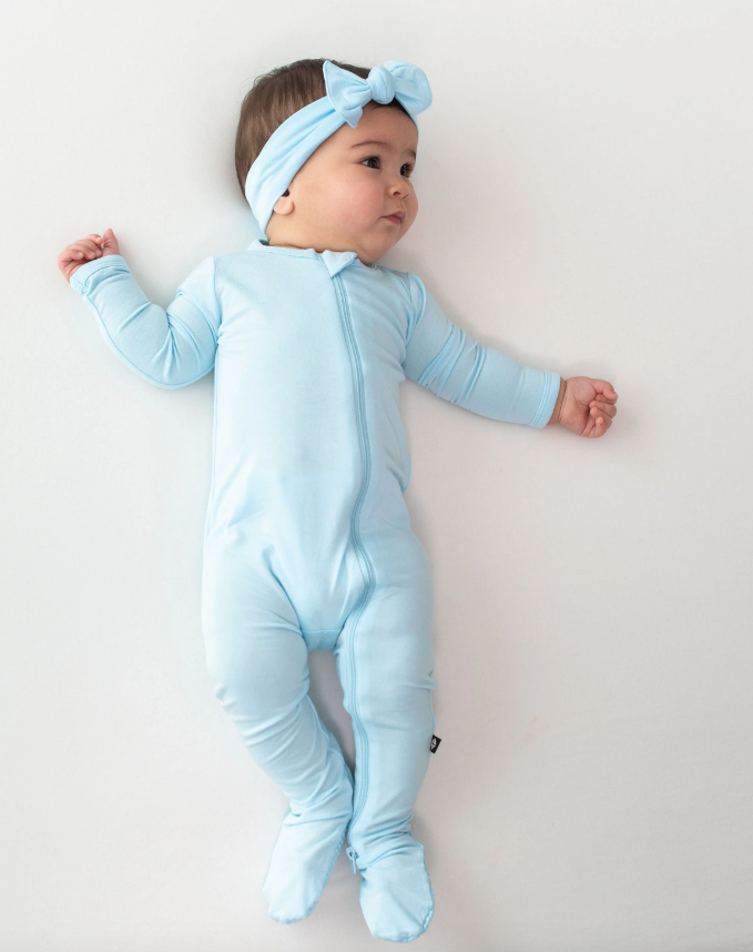 Kyte Zippered Footie | Powder