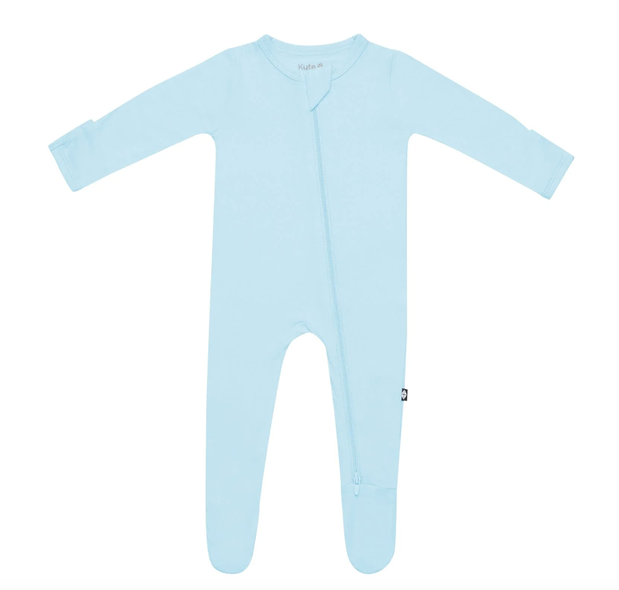 Kyte Zippered Footie | Powder