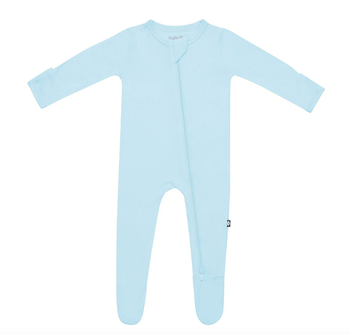Kyte Zippered Footie | Powder