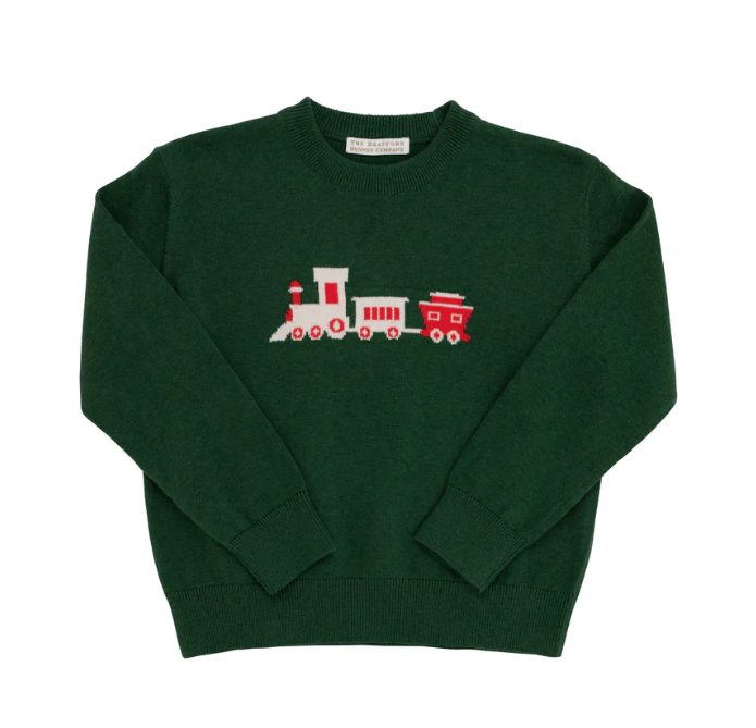 Isaac's Intarsia Sweater | Grier Green Train
