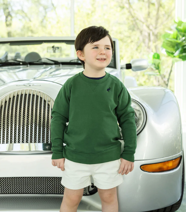 Cassidy Comfy Crewneck French Terry | Grier Green