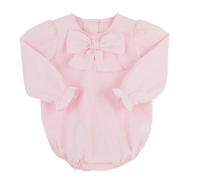 Beatrice Bow Blouse | Palm Beach Pink