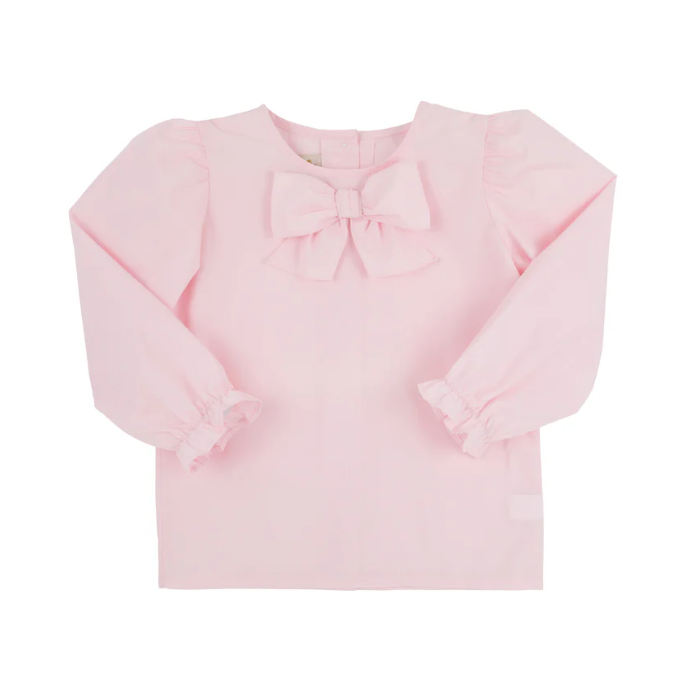 Beatrice Bow Blouse | Palm Beach Pink