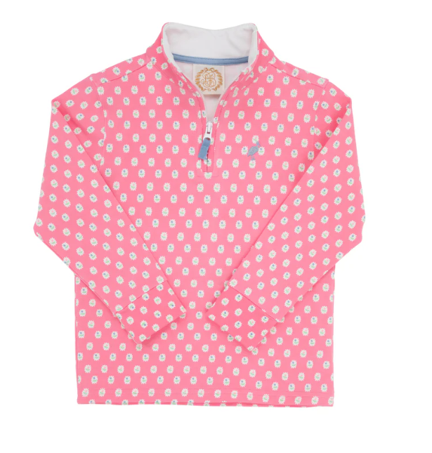Canter Collar Half Zip | Ballantyne Blooms Barrington Blue