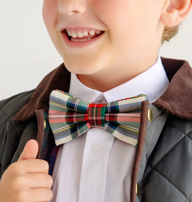 Baylor Bowtie  | Aiken Place Plaid