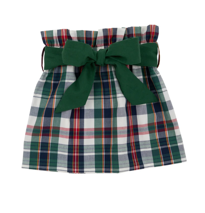 Beasley Bow Skirt | Field Park Plaid