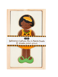 Girl Halloween Dress Up Puzzle