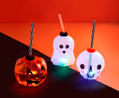 Halloween Light Up Cups | Pumpkin